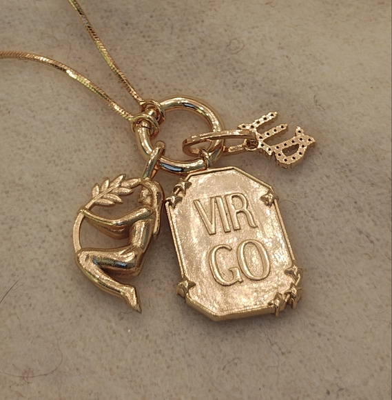 Anthropologie Virgo Charm Necklace - Picture 2 of 8